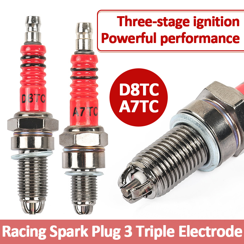 1/2 adet yarış bujisi 3 üçlü e - Motorcycle Spark Plug incelemesi ve fiyatı